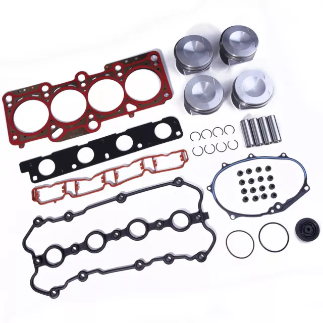 BPJ BYK Engine Gaskets &Piston Ring Rebuilding Kit For AUDI A4 A6 2.0T
