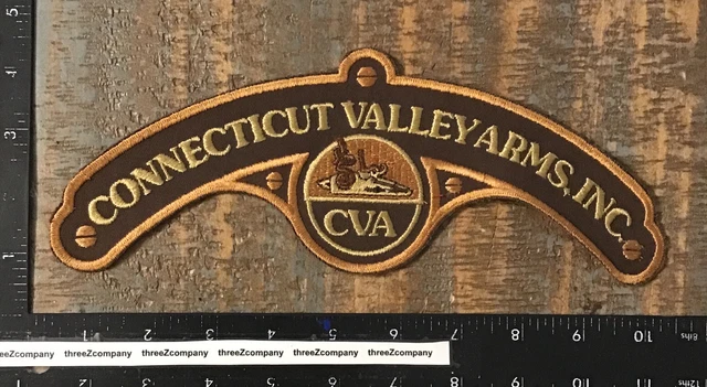 Vtg Connecticut Valley Arms Guns Firearm Company Back Jacket Logo Sew-On Patch