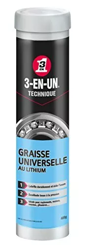 Graisse universelle 3-EN-UN TECHNIQUE Lithium, Multi-usages 3-EN-UN, Tube  de 150 g
