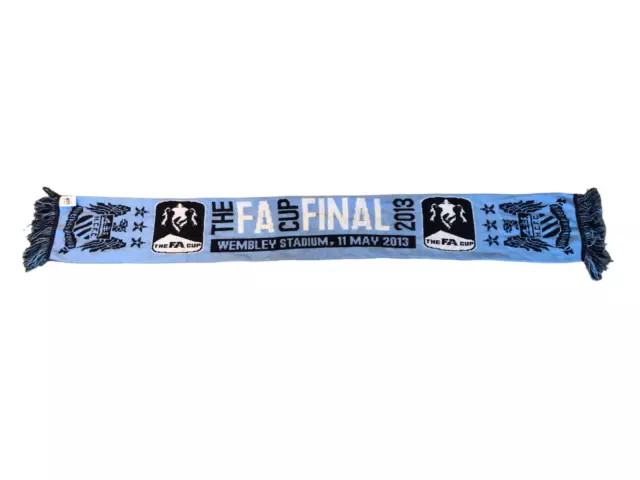 Manchester City Football Scarf - Cup Final 2013