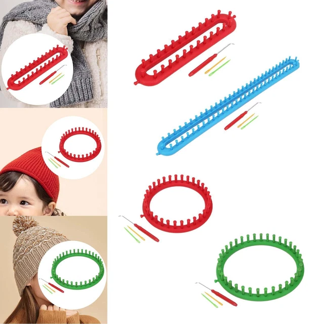 Ensemble De Navettes à Tisser En Bois Smavles - 4 Pièces (2 Tailles) - Pour Tricot Main, écharpes, DIY
