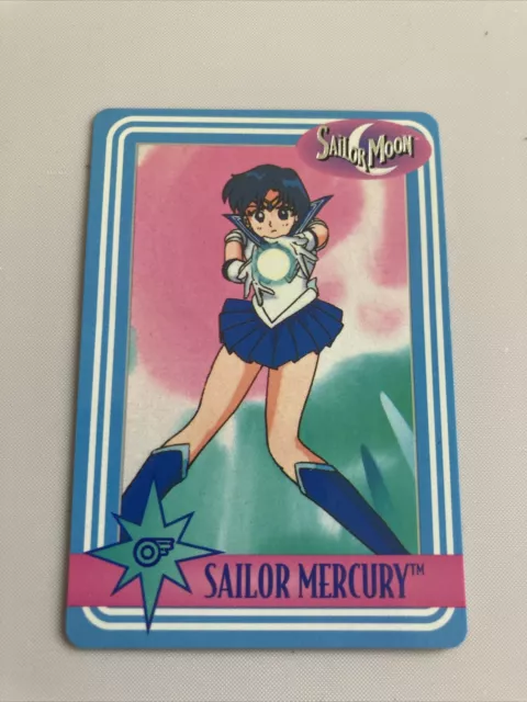 Sailor Moon Sailor Mercury 30 Trading Card  1995 Bandai Vintage English Anime