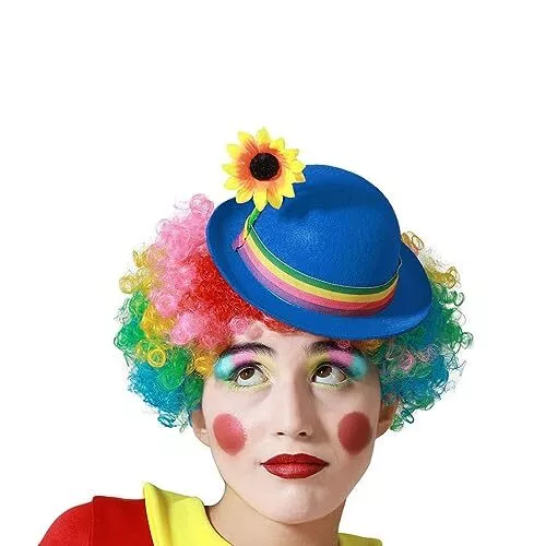 Clown Hat Blue Unisex Costumes NEUF