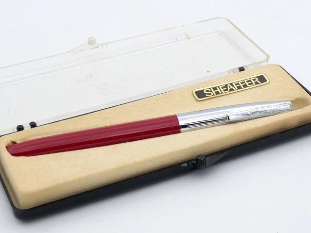 Stylo Plume Ancien Sheaffer School Pen - Modèle Flat End #S04, Occasion En Bel état, Longueur 12.5 Cm