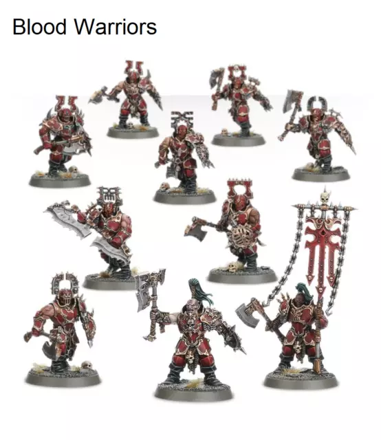 Khorne Bloodbound Blood Warriors (10 Models) Warhammer Age of Sigmar