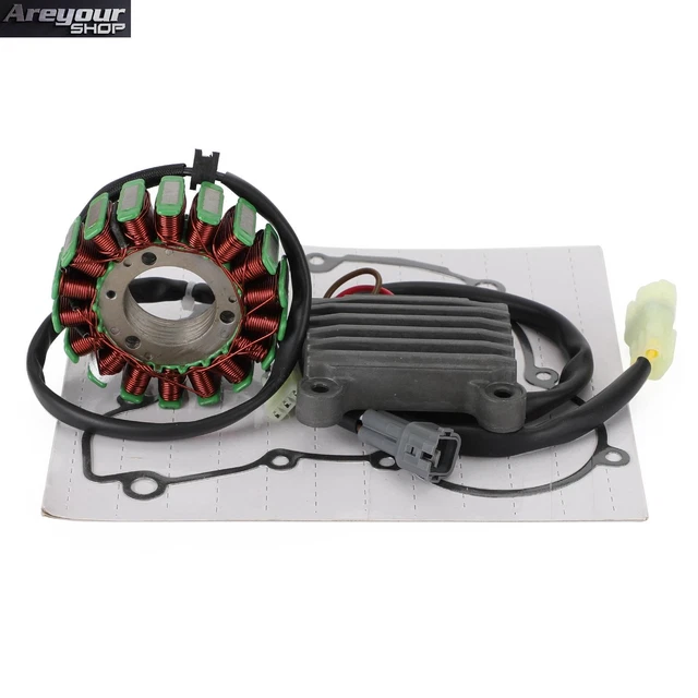 Magneto Coil Stator+Voltage Regulator+Gasket Assy For 250 300 XC XC-W EXC 18-21
