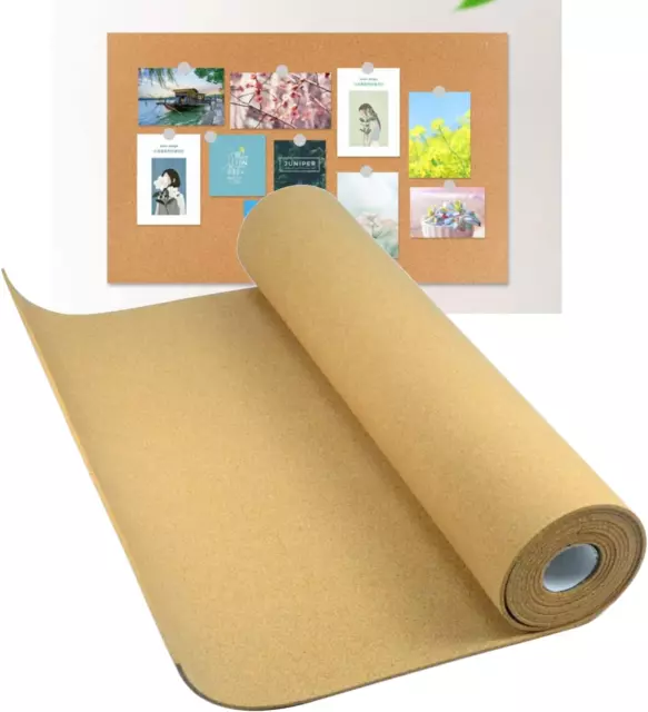Cork Roll 6mm Thick 5mx1m High-Density Cork Sheet Large Board Self-Adhesive Tile