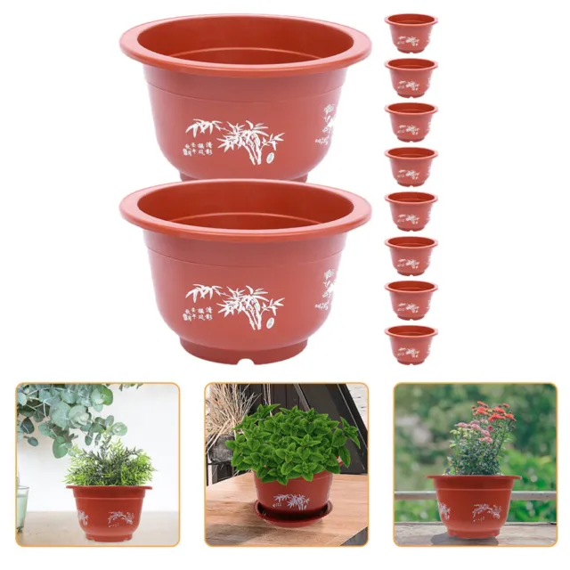Vaso da fiori autoirrigante vasi per piante da interno vasi per piante da  interno vasi da fiori idroponici in plastica rotonda trasparente -  AliExpress