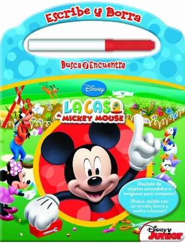 Pintar Y Borrar La Casa De Mickey,Aa.vv