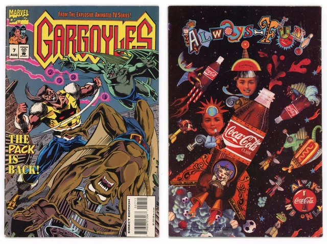 Gargoyles #7 (VG/FN 5.0) 1st Series Low Print Run Cartoon TV 1995 Marvel Comics