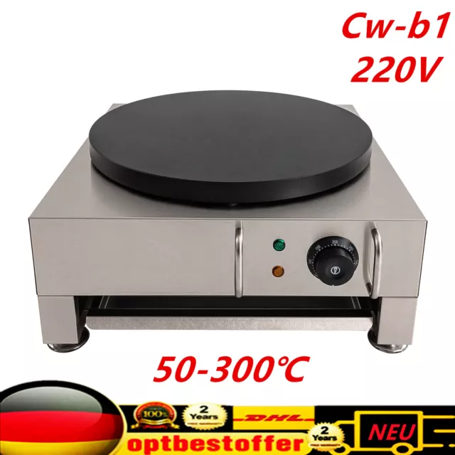 Elektrische Crepes Maker Crepeseisen Crepesplatte Crepesgerät Creperie Gastro