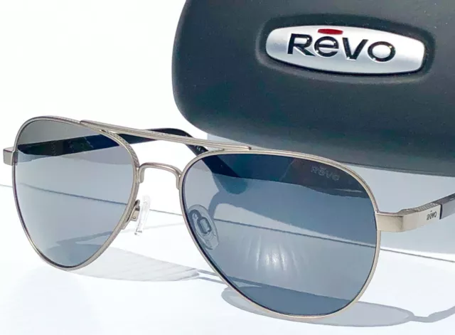 NEW REVO Raconteur Aviator Gunmetal POLARIZED Grey Graphite Sunglass 1011 00 GY