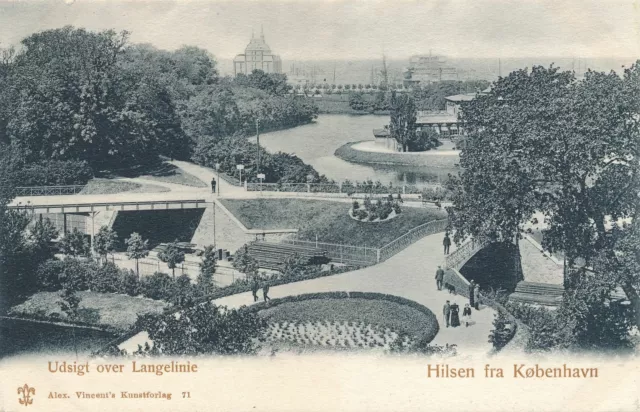 KOBENHAVN - Udsigt Over Langelinie - Copenhagen - Denmark - udb (pre 1908)