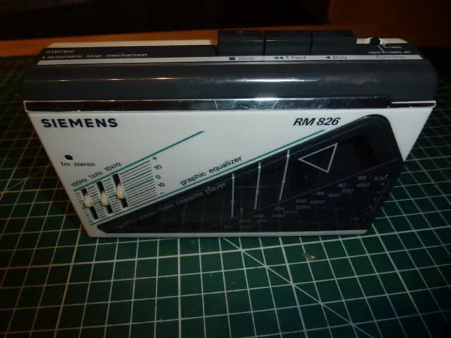 Siemens Stereo Walkman RM 826 mit Radioteil AM/ FM