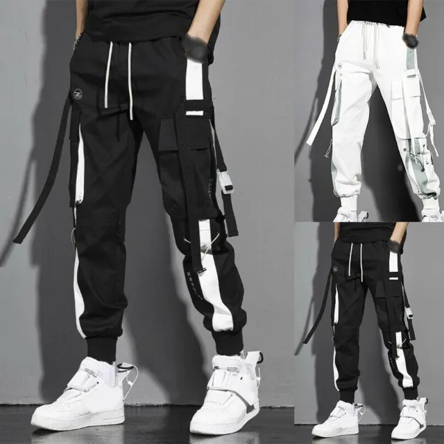 Utile Nuovo di Zecca 1 Pantaloni Cargo Hip-Hop-Haremshose Tessuto Poliestere