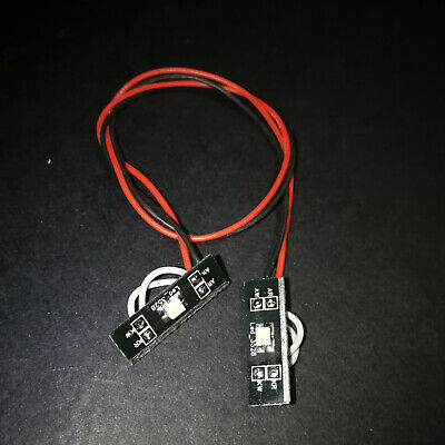 Kit PCB LED SMD 3528 Rosso/Bianco Luci Locomotive H0 pre-assemblato DCC 