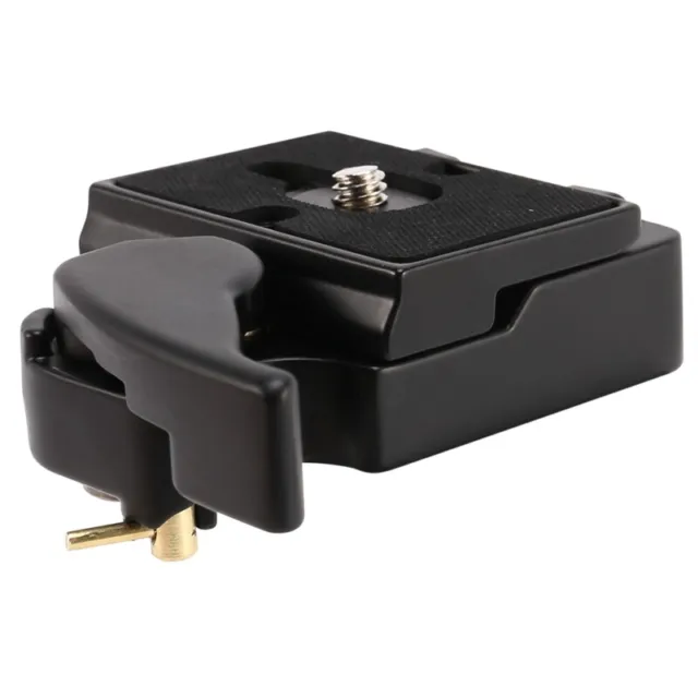 Black Camera 323 Release Plate with Special Adapter (200PL-14) for Manfrott U2K2