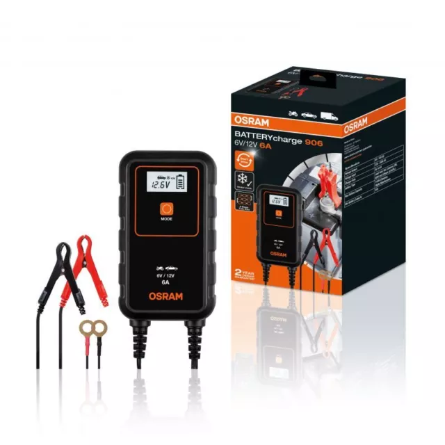 Chargeur de batterie auto Osram BATTERYcharge 906 OEBCS906