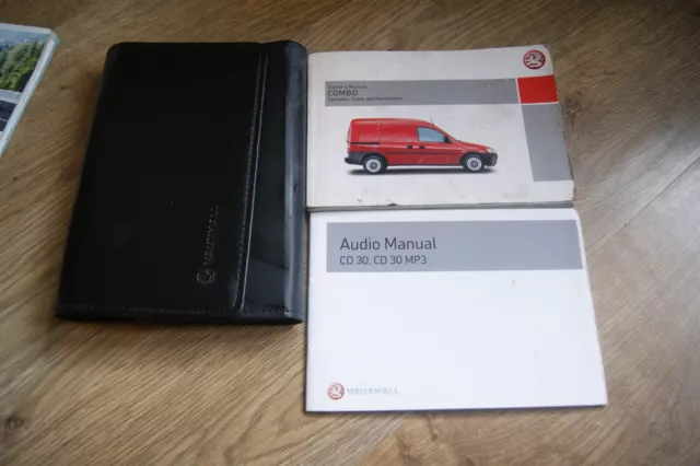 Vauxhall Combo C Van Owners Manual / Handbook / Wallet 2002 - 2012