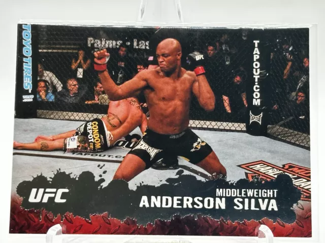 2009 UFC TOPPS Round 2 ANDERSON SILVA #33  RC ROOKIE Base Silver