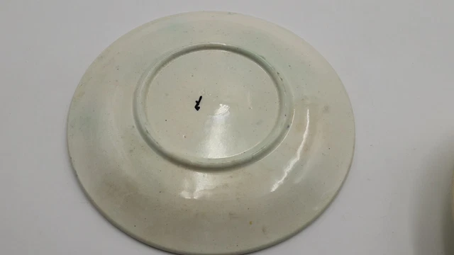 Assiette Ceramique Barbotine Decor Cerise Et Feuillage Collection 12