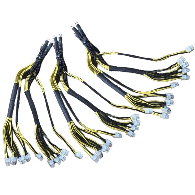 3X Fil de Sortie 1200W 1600W Nouveau Connecteur D'Alimentation PCIE 10 Broc9496