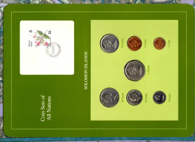 Coin sets of all Nations Solomon Islands 1977-1988 UNC 5 cent 1978FM(U) mint 544