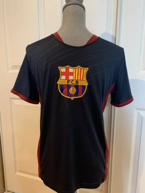 FC Barcelona Barca Boys Jersey Shirt Size Youth XL Blue Red