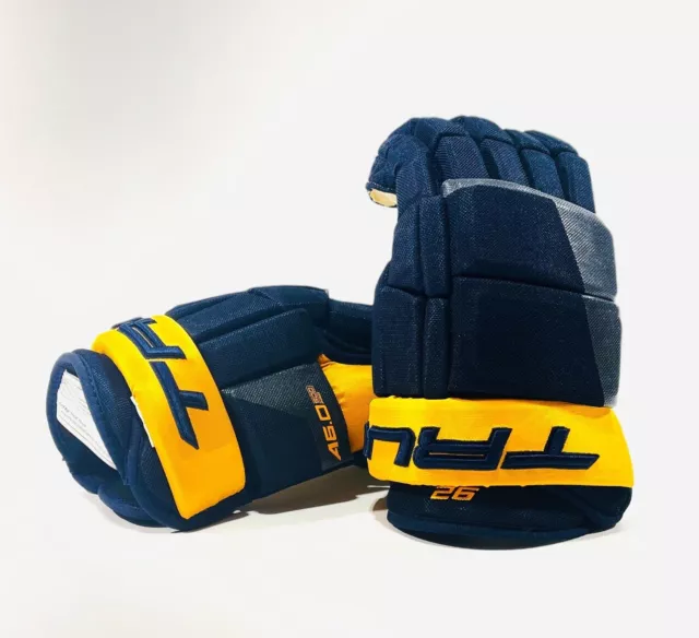 True A 6.0 Pro Stock/Return Hockey Gloves Ryan Johansen Nashville Predators 14”