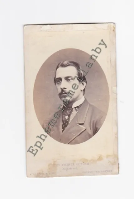 CDV Photo Royalty Royal Prince Francis Duke Of Teck J Russell & Sons Chichester