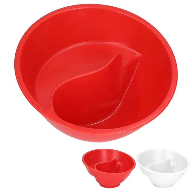 CEREAL DIVIDED BOWL Multipurpose Stackable Separated Snack Bowl EUR 11