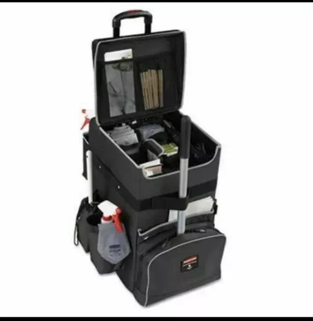 Rubbermaid 1902465 Executive Large 25" Quick Cart - Black