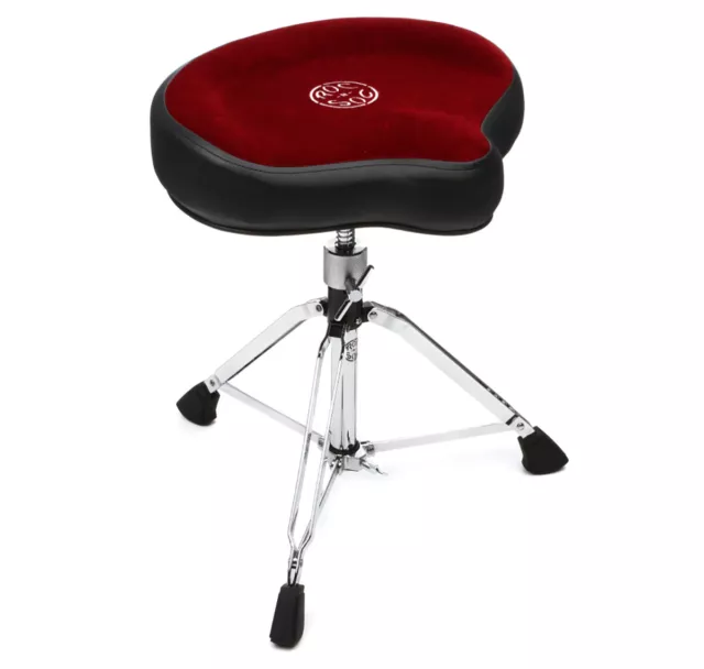 Roc n Soc Drum Stool Throne With Custom Base Red