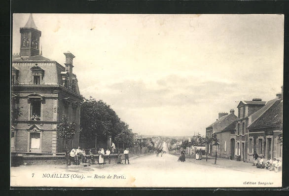 CPA Noailles, Route de Paris