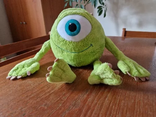 Official Disney 10" Mike Monster INC Mike Soft Toy Excellent Condition