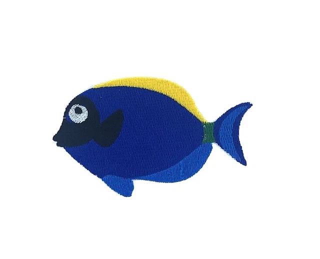 Patch aufnaher aufbugler applikation bügelbild fisch