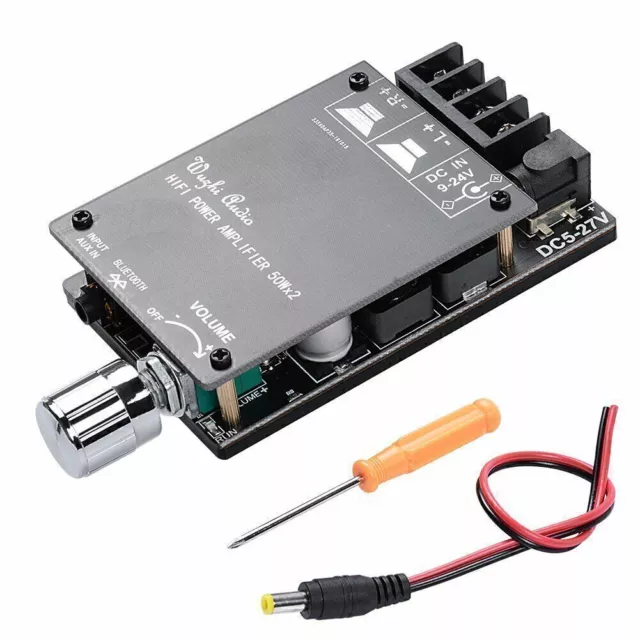 50W+50W Dual Channel Bluetooth Verstärkerplatine Stereo Modul R0X1 W3W0