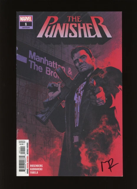 The Punisher - Signed By Matthew Rosenberg - COA Included - Issue 1 - 2018