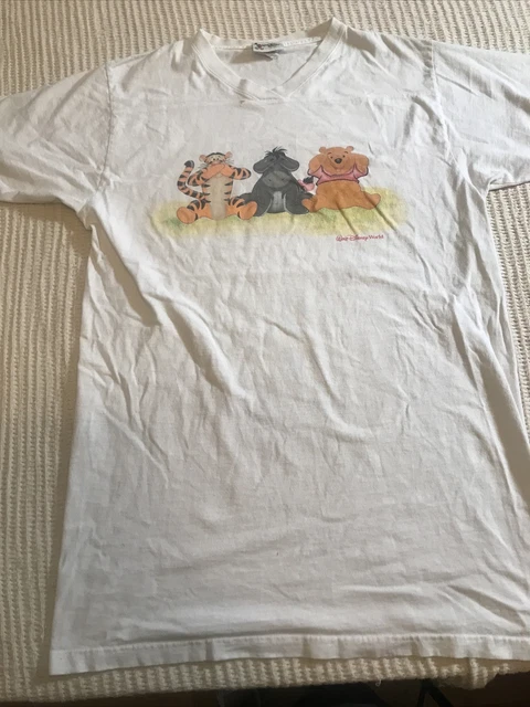 VTG 90S WALT Disney World Winnie The Pooh Adult L Large T Shirt