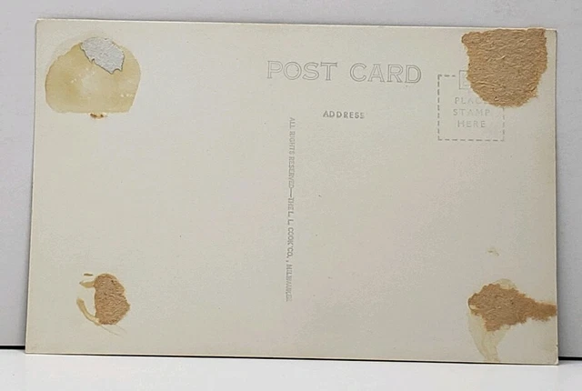 MICHIGAN Crystal Falls OJIBWAY MONUMENT PENTOGA PARK RPPC Postcard H3 2