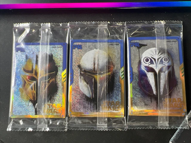 Star Wars Prerelease 2023 Holofoil  Promo Card Set Sealed Foil Helmets Rare 1-9