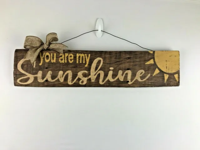 Home Decor You are My Sunshine Sign Board Reclaimed Pallet Rustic Distressed