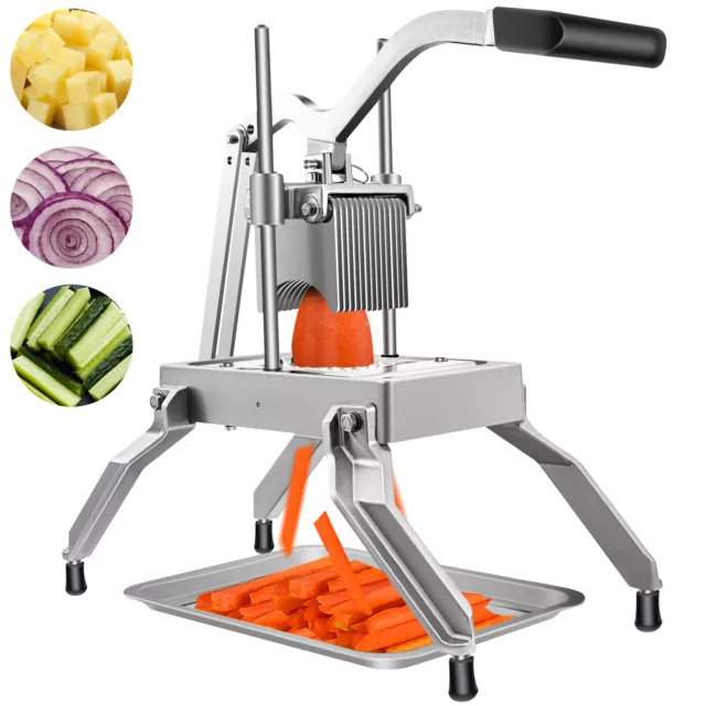 VEVOR Commercial Multipurpose Vegetable Quick Slicer 0.2in Blade Chopper Cutter