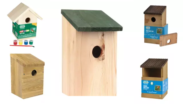 Wild Bird Nest Box | ECO Friendly FSC Wood | Strong Treated | Garden Nesting