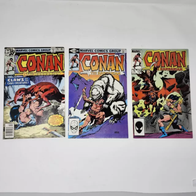 Lot of 3 Conan the Barbarian Comics