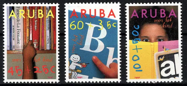 Aruba - Jugendwohlfahrt Satz postfrisch 1991 Mi. 97-99