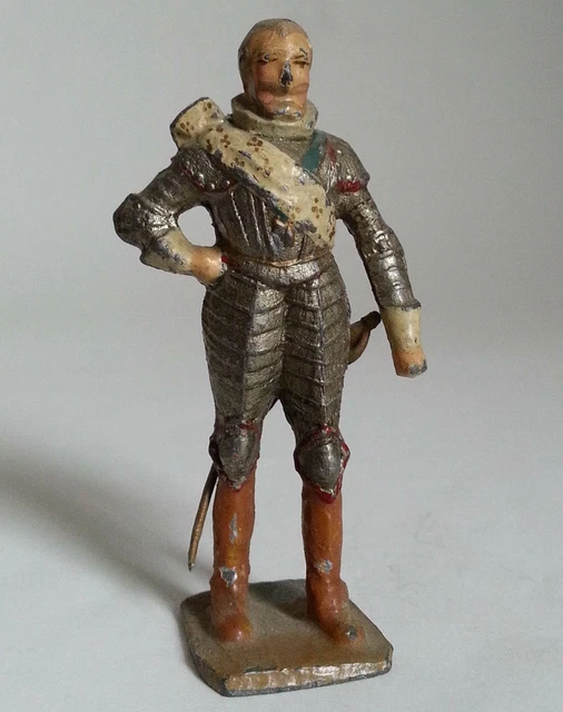Ancienne Figurine Plomb creux Gustave Vertunni Maréchal