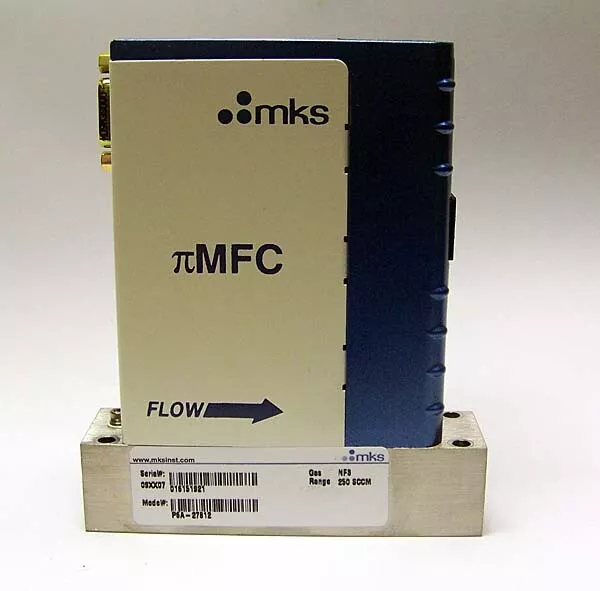 MKS PFC-60 P6A MFC Mass Flow Controller 250 SCCM NF3 Gas Nitrogen Trifluoride