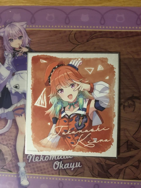 Hololive Takanashi Kiara Signed Shikishi Board (Super Expo 2022)