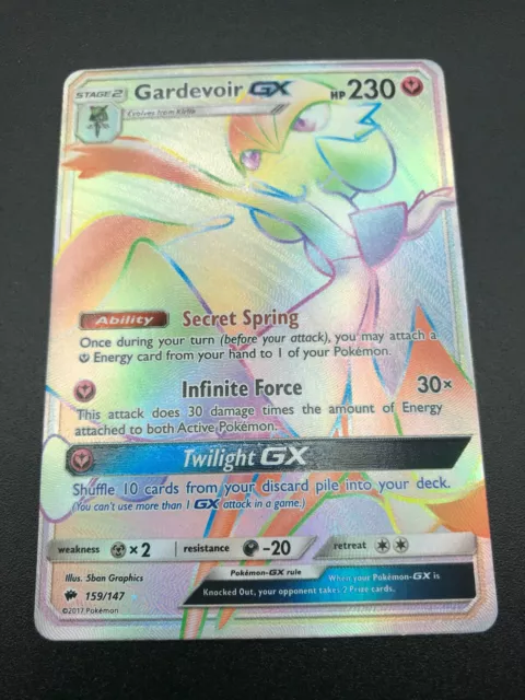 Free: Pokemon Gardevoir GX Full Art Secret Rare 159/147 - Cards